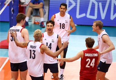 برتری آماری تیم ملی والیبال آمریکا برابر ایران