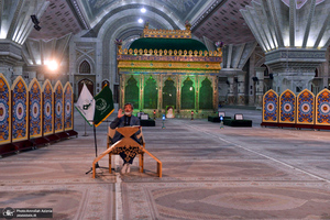 مراسم شب شهادت امام حسن عسکری(ع) در حرم مطهر امام خمینی(س)