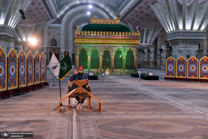 مراسم شب شهادت امام حسن عسکری(ع) در حرم مطهر امام خمینی(س)