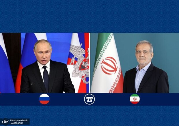 پوتین با پزشکیان گفت و گو کرد