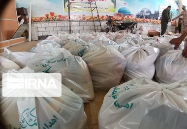چهارهزار و ۵۰۰ بسته معیشتی بین نیازمندان خرمشهر توزیع شد