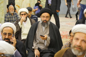 مراسم ترحیم آیت الله نورالله شاه آبادی(ره) در مسجد اعظم قم