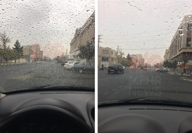 بارش باران در تهران آغاز شد + عکس و فیلم
