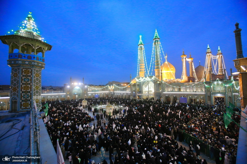 مراسم آغاز  سال 1401 در حرم کریمه اهل بیت (ع)‎