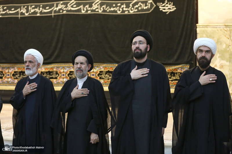 مراسم عزاداری حضرت اباعبدالله الحسین (ع) درحرم مطهر امام خمینی (س)
