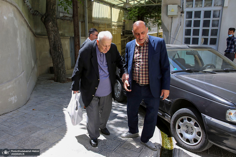 دیدار صلاح زواوی سفیر سابق فلسطین با سید حسن خمینی