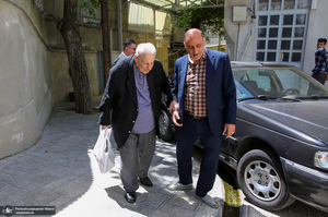 دیدار صلاح زواوی سفیر سابق فلسطین با سید حسن خمینی