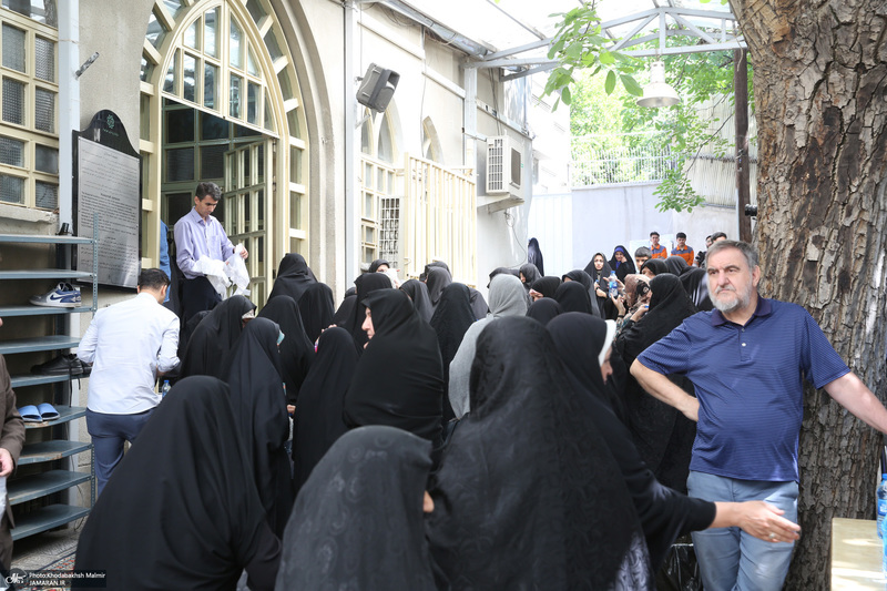 مراسم «کوچه آفتاب» در جماران