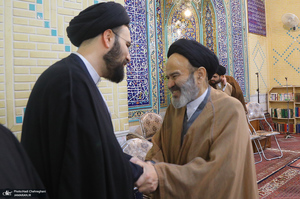 مراسم ختم مادر حجت الاسلام و المسلمین رسول جعفریان