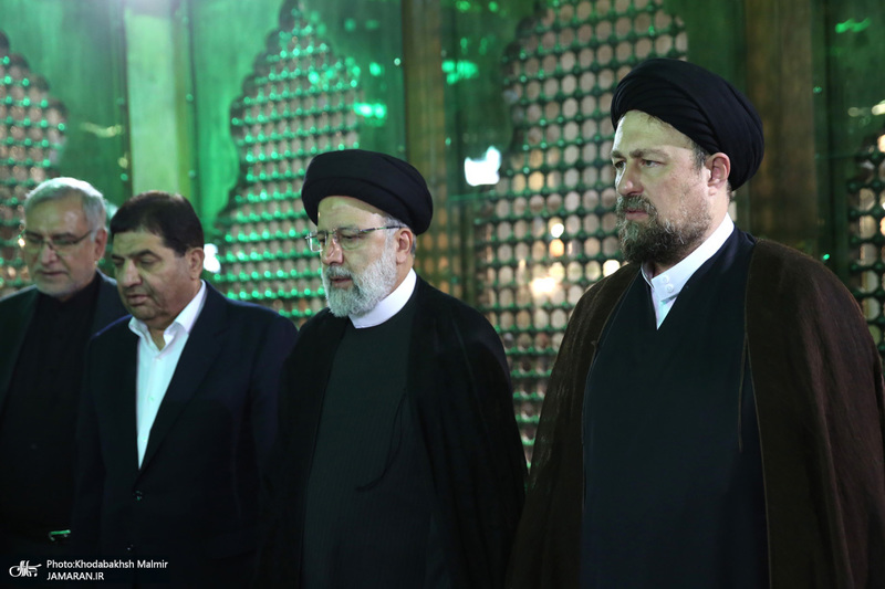 تجدید میثاق رئیس جمهور و اعضای دولت با آرمان های حضرت امام خمینی (س)