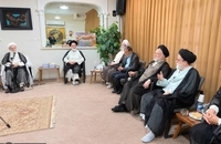 دیدار مجمع محققین با آیت‌الله بیات زنجانی
