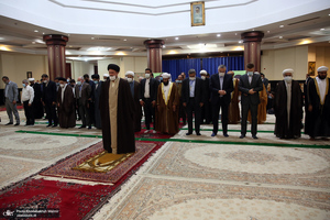 دیدار مهمانان سی و پنجمین کنفرانس وحدت اسلامی با سید حسن خمینی