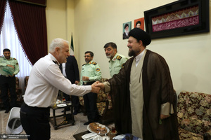 در حاشیه مراسم تجدید میثاق فرماندهان و کادر فراجا با آرمان‌های امام