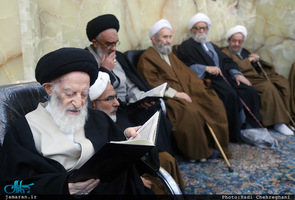 مراسم چهلمین روز درگذشت آیت الله العظمی موسوی اردبیلی(ره) در مسجد اعظم قم