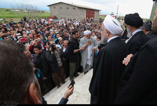 رئیس جمهوری: دولت در کنار سیل زدگان گلستان است