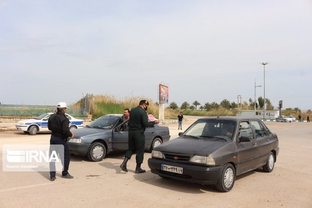 ۱۵۵ دستگاه خودرو در سرپل‌ذهاب توقیف شد