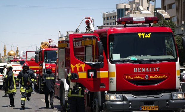 آتش‌سوزی در یکی از برج‌های مرتفع تهران