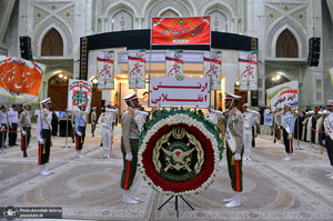 تجدید میثاق فرماندهان و کارکنان سازمان عقیدتی سیاسی آجا با آرمان‌های حضرت امام(س)