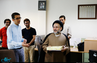 حضور محمد علی ابطحی در تحریریه جماران