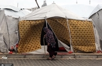 وضعیت دردناک مردم غزه پس از بارش باران و سرمای هوا  (10)