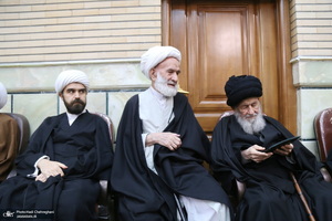 مراسم بزرگداشت همسر مرحوم آیت الله العظمی فاضل لنکرانی (ره)