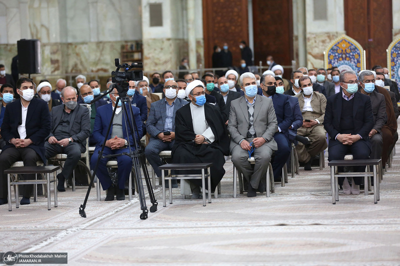 تجدید میثاق رئیس مجلس شورای اسلامی و نمایندگان با آرمان های حضرت امام (س)
