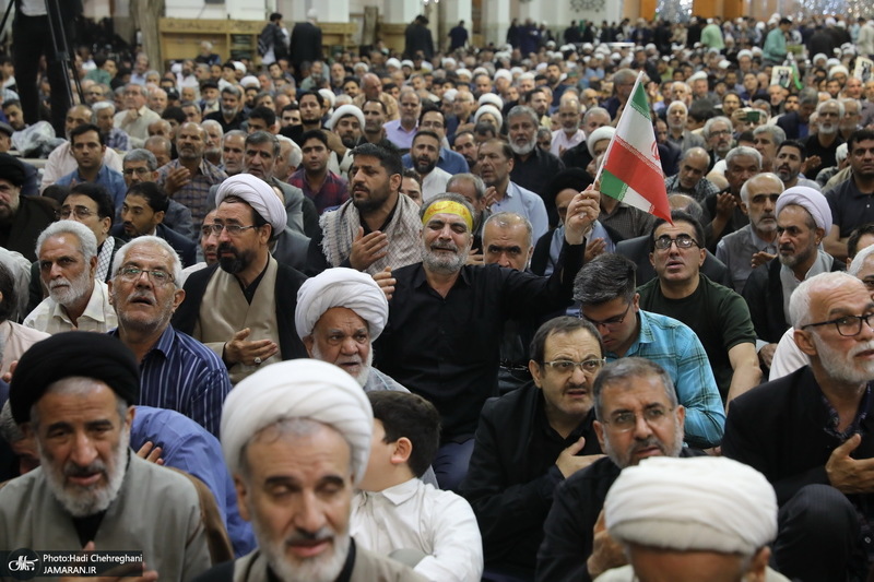 مراسم چهلم شهیدان لاریجانی در حرم مطهر حضرت معصومه (س)