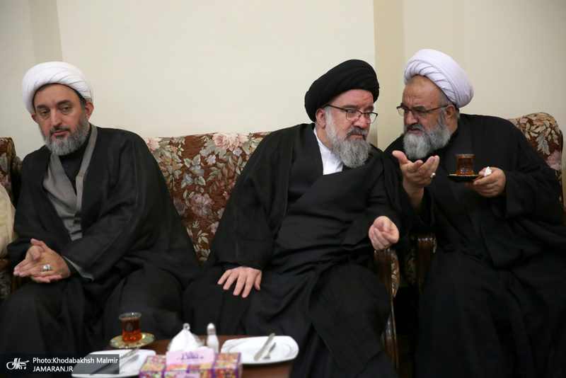 حاشیه تجدید میثاق هیأت رئیسه و اعضای مجلس خبرگان رهبری با آرمان های امام خمینی(س)