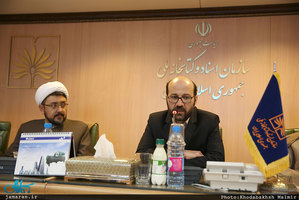 بازدید جمعی از مدیران موسسه تنظیم و نشر آثار امام(س) از مرکز اسناد کتابخانه ملی 