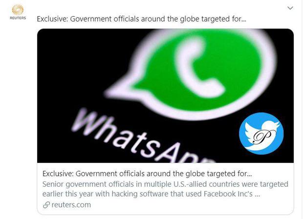 هک گوشی مقامات بلندپایه و نظامی 20 کشور جهان با واتس‌اَپ