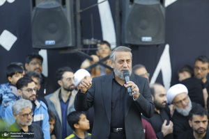 دسته عزاداری شهادت حضرت علی (ع) با حضور آیت‌الله العظمی وحید خراسانی