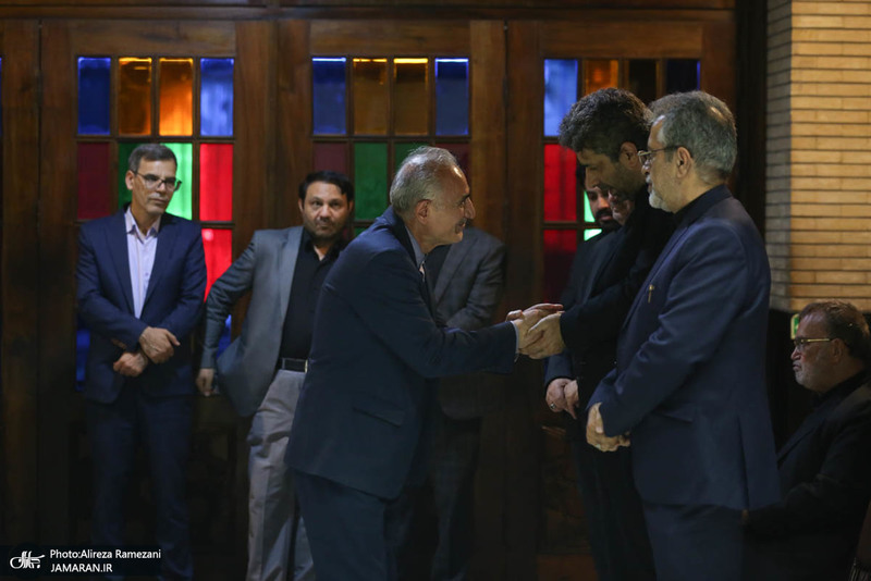 مراسم ختم مادر مهدی طباطبایی