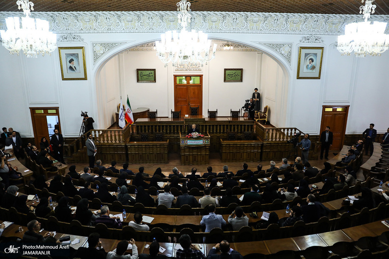 نشست خبری علی لاریجانی رییس مجلس