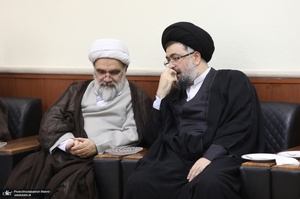 دیدار رئیس جمهوری با آیت الله سید حسن خمینی