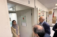 رئیس بنیاد ایران‌شناسی از مرکز طبی کودکان تهران بازدید کرد (2)