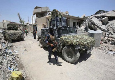 نیروهای عراقی حمله به آخرین سنگر داعش در موصل را آغاز کردند