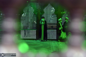 تجدیدمیثاق رئیس قوه قضائیه و مسئولان عالی قضایی با آرمان‌های حضرت امام خمینی(س)