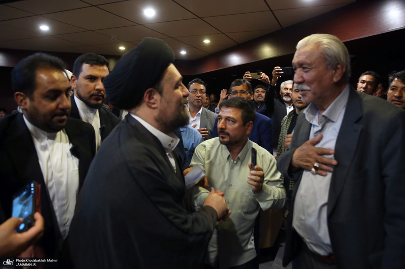 دیدار مسئولین هیت های مذهبی اتباع استان تهران با سید حسن خمینی