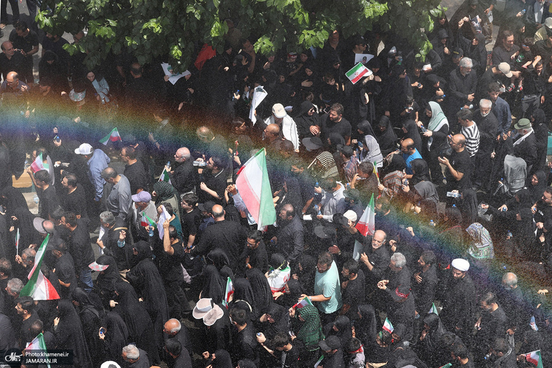 مراسم تشییع شهدای جنگ تحمیلی رژیم صهیونیستی در تهران-6