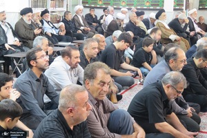 عزاداری اربعین حسینی در دفتر آیت الله العظمی صانعی (ره)