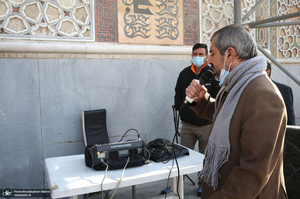 مراسم تشییع و خاکسپاری سید احمد میریان در حرم مطهر امام خمینی