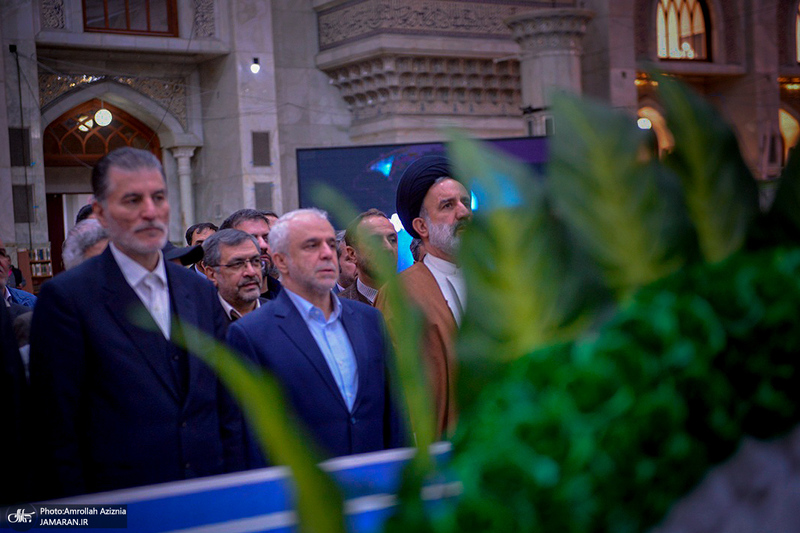 تجدید میثاق رئیس و مدیران ارشد بنیاد شهید و امور ایثارگران با آرمان‌های امام خمینی (س)