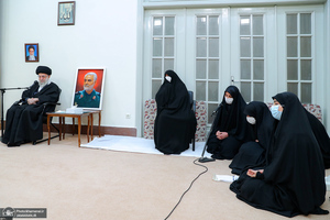 دیدار خانواده و اعضای ستاد بزرگداشت سردار سلیمانی با رهبر معظم انقلاب