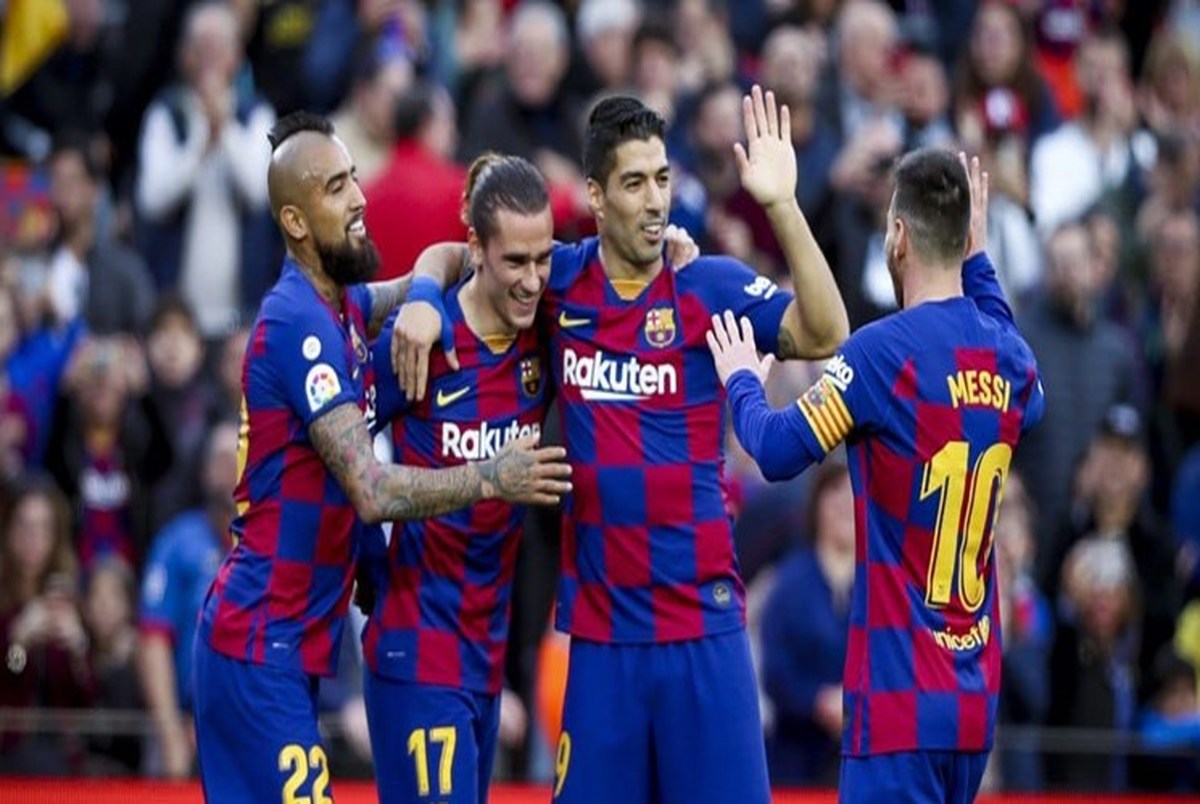 پیروزی پرگل بارسلونا و صعود به یک هشتم نهایی جام حذفی اسپانیا