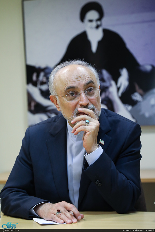 حضور رئیس سازمان انرژی اتمی در پایگاه اطلاع رسانی و خبری جماران