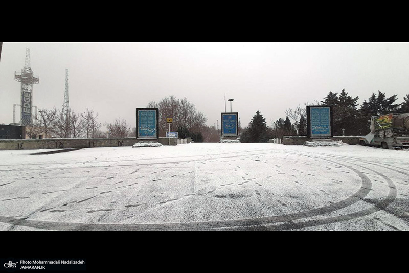 برف و مه در تهران - 21 دیماه 1401