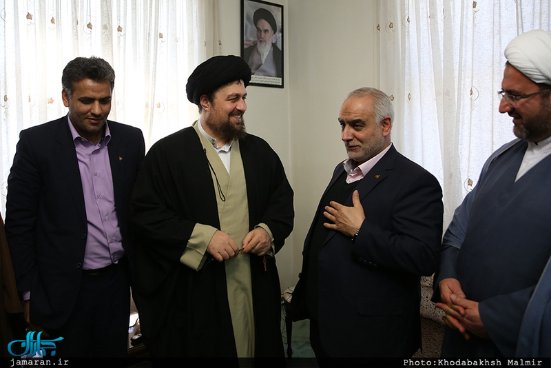 دیدار مدیران و کارکنان موسسه اعتباری کوثر با سید حسن خمینی‎