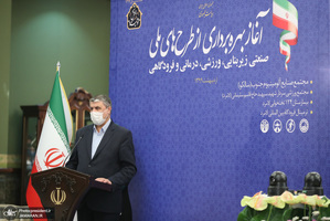 بهره برداری از طرح های ملی و زیربنایی استان فارس توسط حسن روحانی