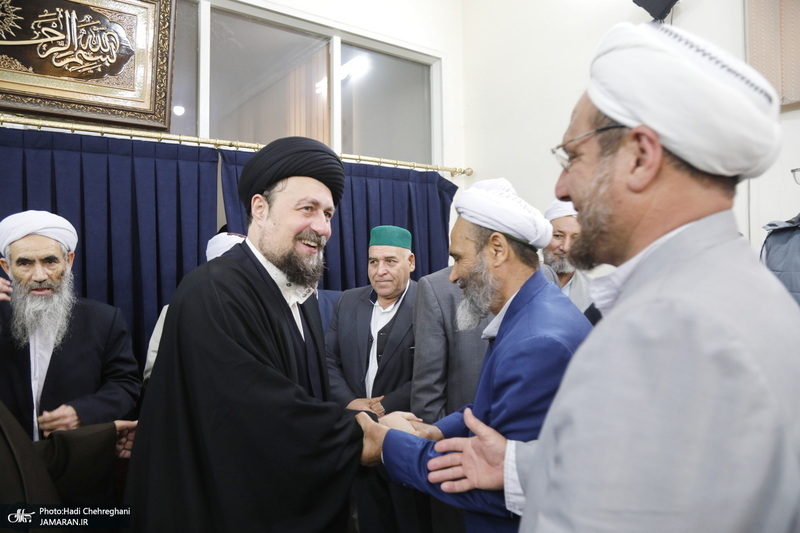 دیدار جمعی از اهالی اهل سنت استان گلستان با سید حسن خمینی