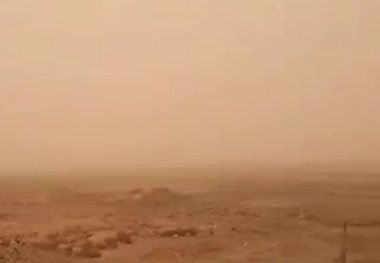  افزایش گرد و غبار  در آسمان خرمشهر